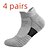 cheap New Arrivals-Unisex Athletic Cotton Socks for Active Sports 4 Pairs