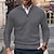 cheap Pullover Sweaters-Men's Contemporary Quarter Zip Cable Knit Sweater