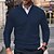 cheap Pullover Sweaters-Men's Contemporary Quarter Zip Cable Knit Sweater