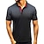preiswerte Herrenhemden-Herren Poloshirt Tennishemd Golfhemd Graphic Kragen Marineblau Schwarz Weiß Rote Dunkelgray Täglich Klub Kurzarm Bekleidung Modisch Strassenmode Brautkleider schlicht