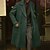 abordables Trench Coats-Hombre Abrigo de invierno Sobretodo Gabardina larga Exterior Ropa Cotidiana Otoño Invierno Poliéster Ropa de calle Ropa Moda Ropa de calle Plano Diseño Botonadura Doble