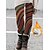 abordables Graphic Chic-Mujer Pantalones de lana Normal Poliéster Gato Reno Color de imagen 21 Color de la imagen 34 Moda Media cintura Longitud total Víspera de Todos los Santos