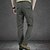 abordables Ropa de exteriores-Hombre Pantalones cargo Bordado Cintura elástica Color sólido Ripstop Transpirable Trabajo Ropa de calle Elegante Casual Negro Verde Ejército