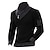 abordables Pullover Sweaters-Ropa de invierno para hombre   Suéter cuello alto   Negro y rojo   Tallas S M L