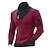abordables Pullover Sweaters-Ropa de invierno para hombre   Suéter cuello alto   Negro y rojo   Tallas S M L