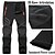 cheap Outdoor Clothing-Men&#039;s Black Fleece Lined Waterproof Softshell Pants