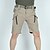 billige Shorts-Herre Taktiske shorts Shorts med lommer Vanlig Lynlåslomme Vandtæt Åndbart udendørs Daglig I-byen-tøj Mode Afslappet Sort Grøn