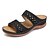 economico Sandals-Per donna Sandali Pantofole Sandali con la zeppa Sandali comodi Scarpe comfort Informale Giornaliero Spiaggia Tinta unita Estate Primavera Tagliato Ricamo Zeppa Punta tonda Informale minimalismo