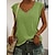 cheap Super Sale-Women&#039;s Basic Sleeveless V-Neck Summer Blouse