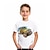 billige T-skjorter og skjorter til gutter-Barn Gutt T skjorte T-skjorte Kortermet 3D-utskrift 3D-utskrift Grafisk Bil Lys Svart Blå Regnbue Barn Topper Sommer Aktiv Mote Kul 3-12 år