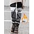 cheap Graphic Chic-Women&#039;s Fleece Pants Tights Print Cat Medium Waist Full Length Picture color 21