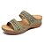 economico Sandals-Per donna Sandali Pantofole Sandali con la zeppa Sandali comodi Scarpe comfort Informale Giornaliero Spiaggia Tinta unita Estate Primavera Tagliato Ricamo Zeppa Punta tonda Informale minimalismo