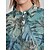 cheap Polo Top-Women&#039;s Sun Protection Leaf Print Polo Shirt
