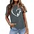 cheap Super Sale-Women&#039;s Basic Cotton Tee with Butterfly Heart Print
