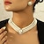 abordables bijoux-Imitation Pearl Alloy Bridal Jewelry Set