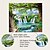 preiswerte Wandteppiche-schöne hölzerne Leiter Wasserfall Landschaft Tapisserie hängen Stoff Hintergrund Stoff dekorative Stoff hängen Stoff