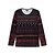preiswerte Kapuzenjacken &amp; Sweatshirts-Damen T Shirt Geometrisch Täglich Wochenende Bedruckt Rote Langarm Vintage Basic Ethnisch Rundhalsausschnitt Herbst Winter