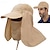 cheap Hiking Clothing Accessories-UPF50+ Fishing Cap with Removable Neck Flap