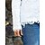 abordables Blusa-Mujer Camisa Camisa de encaje Blusa Plano Trabajo Encaje Blanco Manga Larga Elegante Vintage Moda Escote Redondo Primavera Otoño