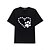 abordables T-shirts-Femme T shirt Tee T-shirt bordeaux 100% Coton Chien Lettre Imprimer du quotidien Vacances Fin de semaine basique Manche Courte Col Rond Noir