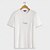 abordables Short Sleeve-T shirt graphique lignes vagues en coton 100%