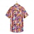 preiswerte Shirts-Herren Hawaiihemd mit Blattmuster  Kurzarm und Revers
