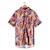 preiswerte Shirts-Herren Hawaiihemd mit Blattmuster  Kurzarm und Revers