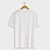 billige Short Sleeve-Klassisk Bomuld T shirt med Grafisk Tryk og Kort Ærme