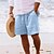cheap Shorts-Chic Men's Linen Cotton Blend Summer Shorts