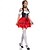 cheap Cosplay &amp; Costumes-Carnival Oktoberfest Beer Costume Dirndl Trachtenkleider Maid Sexy Bavarian Vacation Dress Wiesn Women&#039;s Traditional Style Cloth Dress Socks Headband