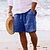 cheap Shorts-Chic Men's Linen Cotton Blend Summer Shorts