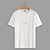 baratos Short Sleeve-Camiseta Gráfica de Linhas Ondas 100% Algodão Confortável