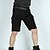 billige Shorts-Herre Taktiske shorts Shorts med lommer Vanlig Lynlåslomme Vandtæt Åndbart udendørs Daglig I-byen-tøj Mode Afslappet Sort Grøn