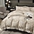 billige Duvet Covers-Soft Luxury Bedding Set King Queen Duvet Cover