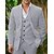 cheap Trench Coats-Men's Wedding Tailored Suit in Linen