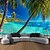 cheap Wall Tapestries-Wall Tapestry Art Decor Blanket Curtain Picnic Tablecloth Hanging Home Bedroom Living Room Dorm Decoration Holiday Vacation Landscape Sea Ocean Beach Coconut Tree