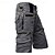 preiswerte Shorts-Herren Taktische Shorts Cargo Shorts Kurze Hosen Caprihose Tasche mit Reißverschluss Multi Pocket Glatt Komfort tragbar Wadenlänge Casual Täglich Festtage 100% Baumwolle Sport Modisch Schwarz Hellgrün