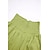 abordables Pants-Mujer Perneras anchas Pantalones de lino Algodón Holgado Alta cintura Longitud total Manzana verde Otoño