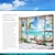 cheap Wall Tapestries-Window Landscape Wall Tapestry Art Decor Blanket Curtain Hanging Home Bedroom Living Room Decoration Coconut Tree Sea Ocean Beach