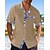 cheap Short Sleeves-Men&#039;s Casual Summer Linen Hawaiian Shirt