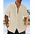 cheap Short Sleeves-Men's Plain Short Sleeve Linen Guayabera Shirt