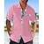 cheap Short Sleeves-Men&#039;s Casual Summer Linen Hawaiian Shirt