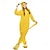 cheap Kigurumi Pajamas-Adults&#039; Kigurumi Pajamas Pika Pika Animal Patchwork Onesie Pajamas Pajamas Funny Costume Polar Fleece Cosplay For Men and Women Christmas Animal Sleepwear Cartoon