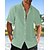 cheap Short Sleeves-Men's Plain Short Sleeve Linen Guayabera Shirt