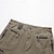 abordables Shorts-Homme Short tactique Short Cargo Pantalons Capri Poche zippée Multi poche Plein Confort Vestimentaire Mollet Casual du quotidien Vacances 100% Coton Sportif Mode Noir Vert Claire