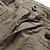 abordables Shorts-Homme Short tactique Short Cargo Pantalons Capri Poche zippée Multi poche Plein Confort Vestimentaire Mollet Casual du quotidien Vacances 100% Coton Sportif Mode Noir Vert Claire