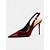 billige pumps og hæler-Chic Pointed Toe Stiletto Slingback Heels