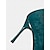 abordables Pumps &amp; Heels-Crystal Buckle Velvet Stiletto Shoes