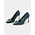 economico pumps e tacchi-Luxury Velvet Crystal Buckle Stiletto Shoes