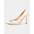 billige pumps og hæler-Satin Rhinestone Stiletto Pumps